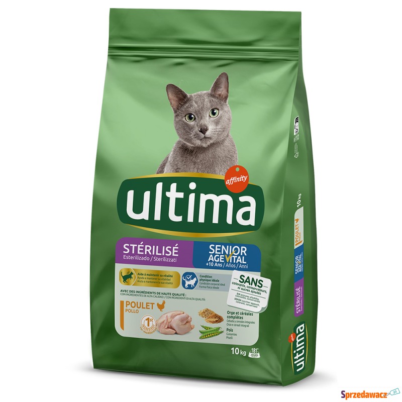 Ultima Cat Sterilized Senior - 10 kg - Karmy dla kotów - Gliwice