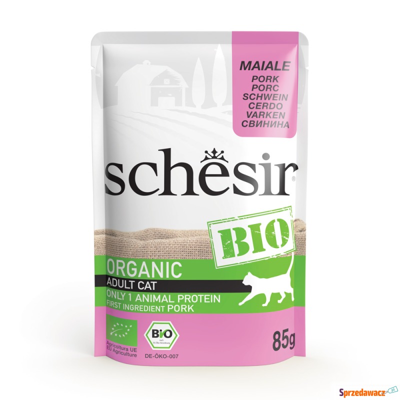 Schesir Bio Pouch, 6 x 85 g - Biowieprzowina - Karmy dla kotów - Kielce