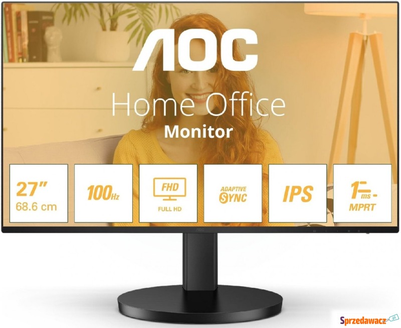 AOC 27B3HA2 - 27'' | IPS | Full HD | 1ms | 100Hz... - Monitory LCD i LED - Katowice