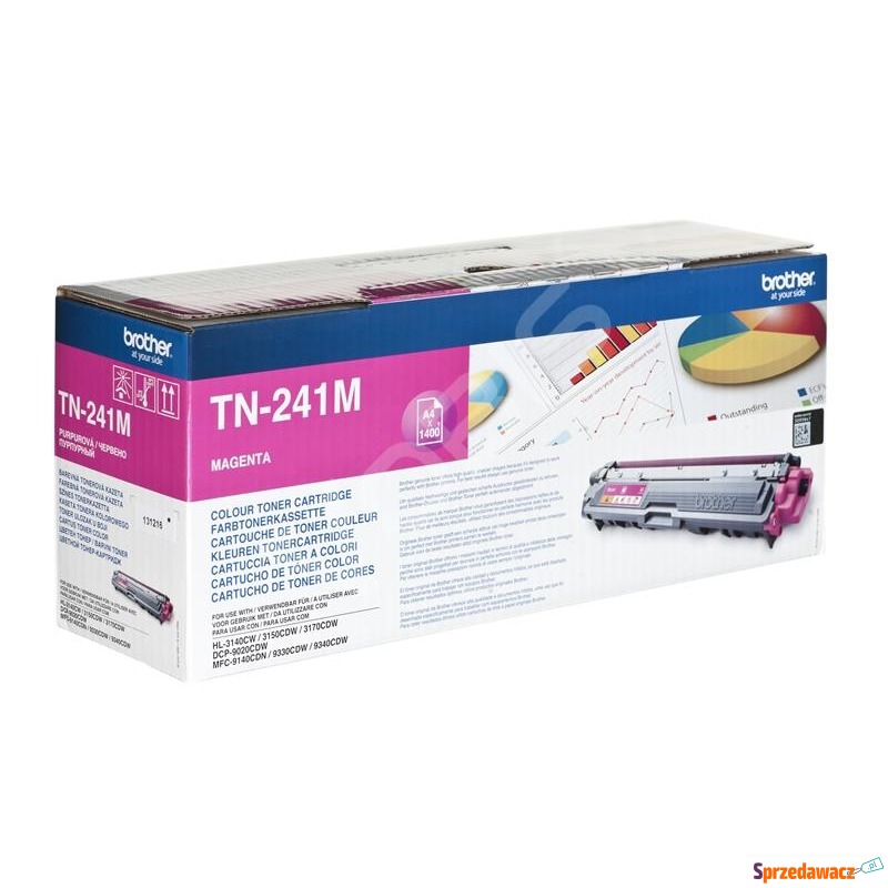 Toner Brother TN241M Magenta (purpurowy) - Tusze, tonery - Brzeg