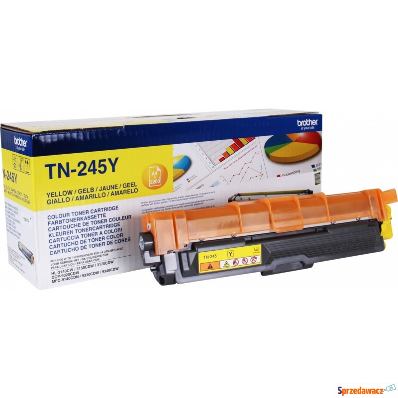 Toner Brother TN-245Y Żółty - Tusze, tonery - Przemyśl