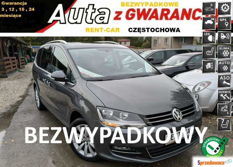 Volkswagen Sharan - 2.0D*150PS*OPŁACONY*Bezwy... - Samochody osobowe - Częstochowa