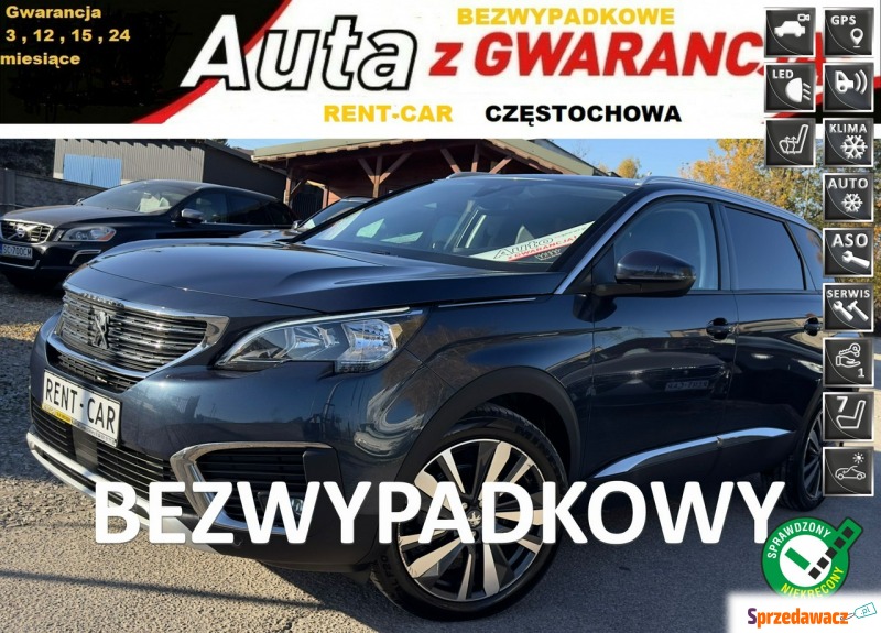 Peugeot 5008  Minivan/Van 2017,  1.2 benzyna - Na sprzedaż za 53 900 zł - Częstochowa