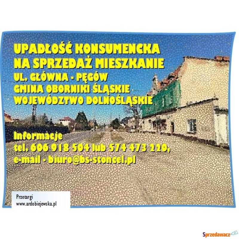 Przetarg - ul. Główna 30 - Mieszkania na sprzedaż - Pęgów