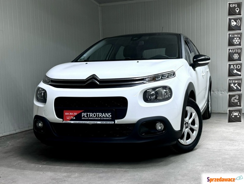 Citroen C3  Hatchback 2017,  1.2 benzyna - Na sprzedaż za 29 900 zł - Mrągowo