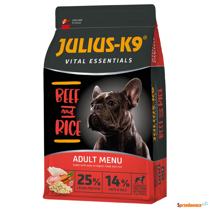 JULIUS-K9 High Premium Vital Essentials, wołowina... - Karmy dla psów - Chruszczobród