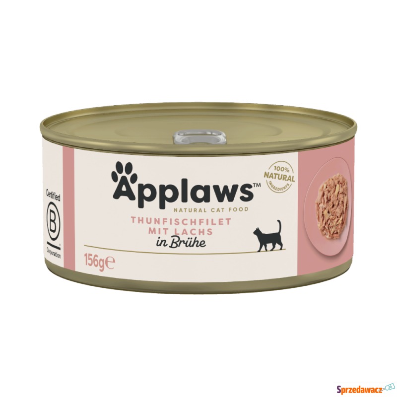 Megapakiet Applaws w bulionie, 24 x 156 g - Filet... - Karmy dla kotów - Opole