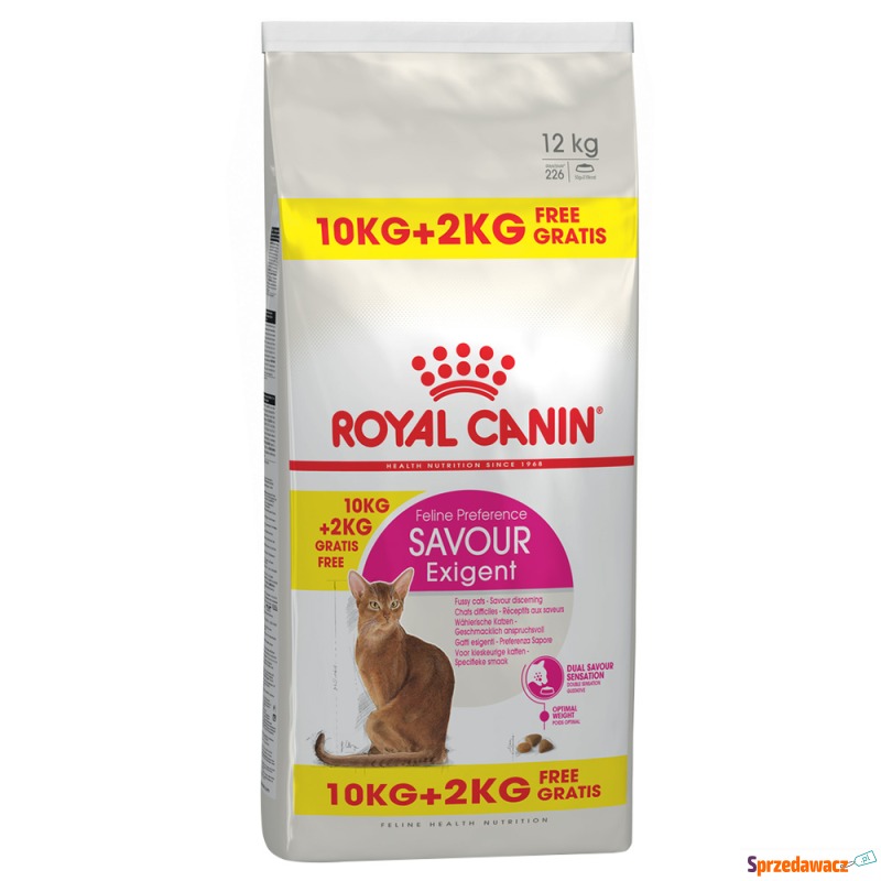 10 + 2 gratis!  Royal Canin różne rodzaje, 12... - Karmy dla kotów - Świecie