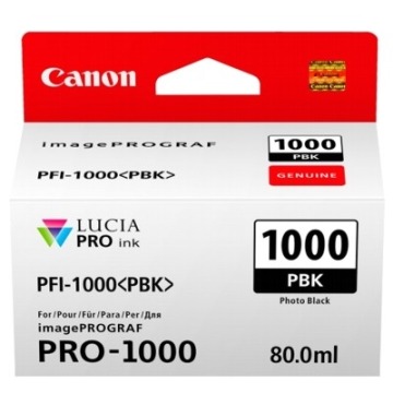 Tusz Oryginalny Canon PFI-1000PBK (0546C001) (Czarny Foto) - DARMOWA DOSTAWA w 24h