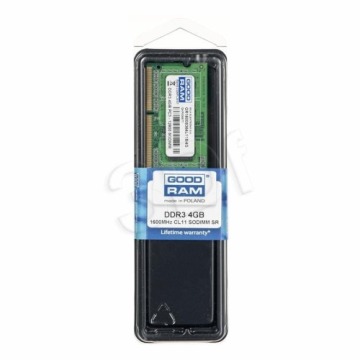 Pamięć GoodRam GR1600S364L11S/4G (DDR3 SO-DIMM; 1 x 4 GB; 1600 MHz; CL11)