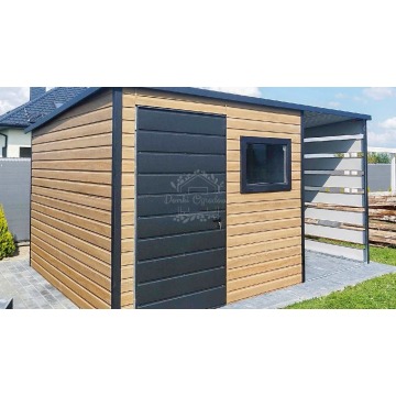 Domek ogrodowy 2x2 m + wiata - drzwi - okno -... - Altany, domki, namioty - Kalisz - zdjęcie 2