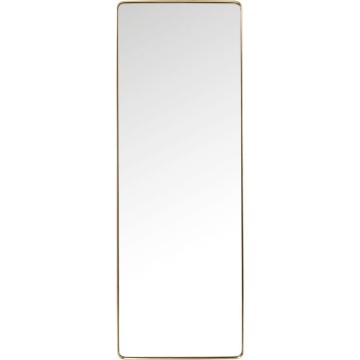 Lustro Curve Rectangular Brass 200x70 cm Kare