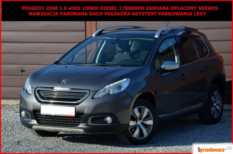 Peugeot 2008 2015,  1.6 diesel - Na sprzedaż za 34 900 zł - Zamość