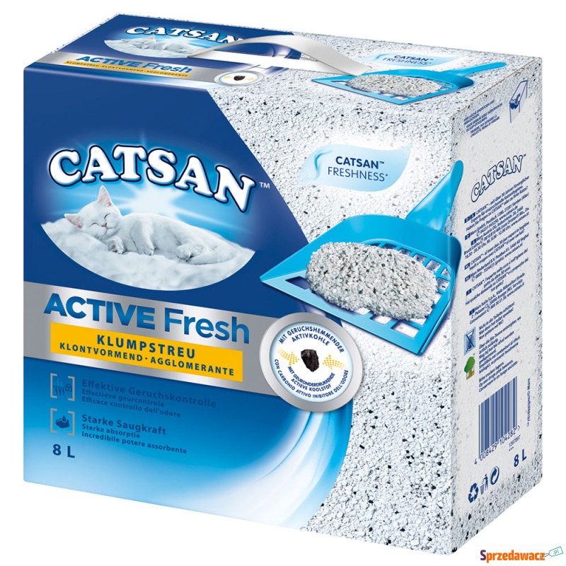 Catsan Active Fresh żwirek zbrylający się - 8... - Żwirki do kuwety - Włocławek