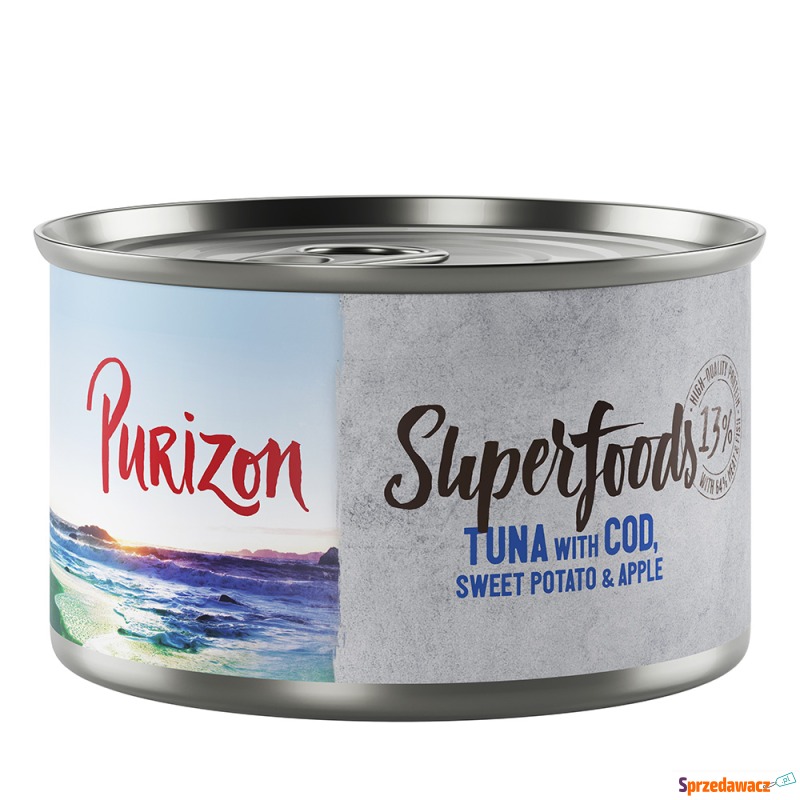 Purizon Superfoods, 12 x 140 g - Tuńczyk z do... - Karmy dla psów - Mińsk Mazowiecki