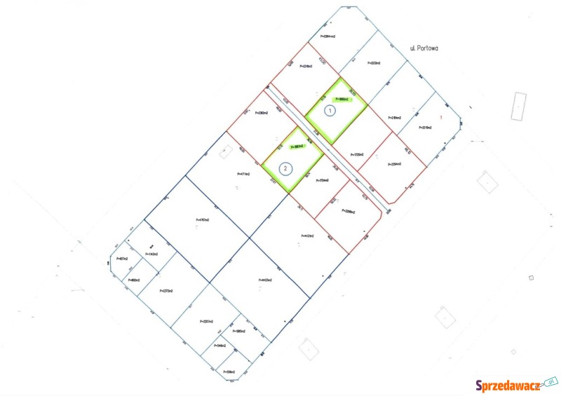 Działka przemysłowa na wynajem, 1880m², świno... - Działki pod dzierżawę - Świnoujście