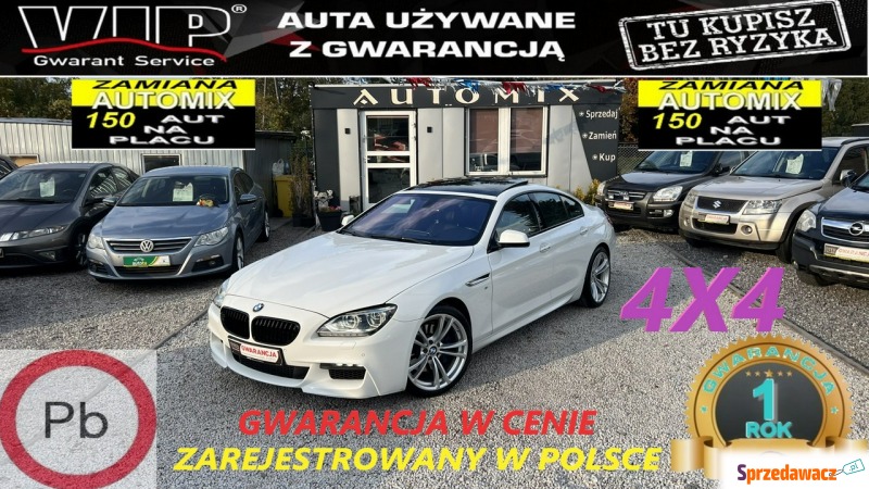 BMW Seria 6  Coupe/Sportowy 2014,  3.0 benzyna - Na sprzedaż za 139 900 zł - Świdnica