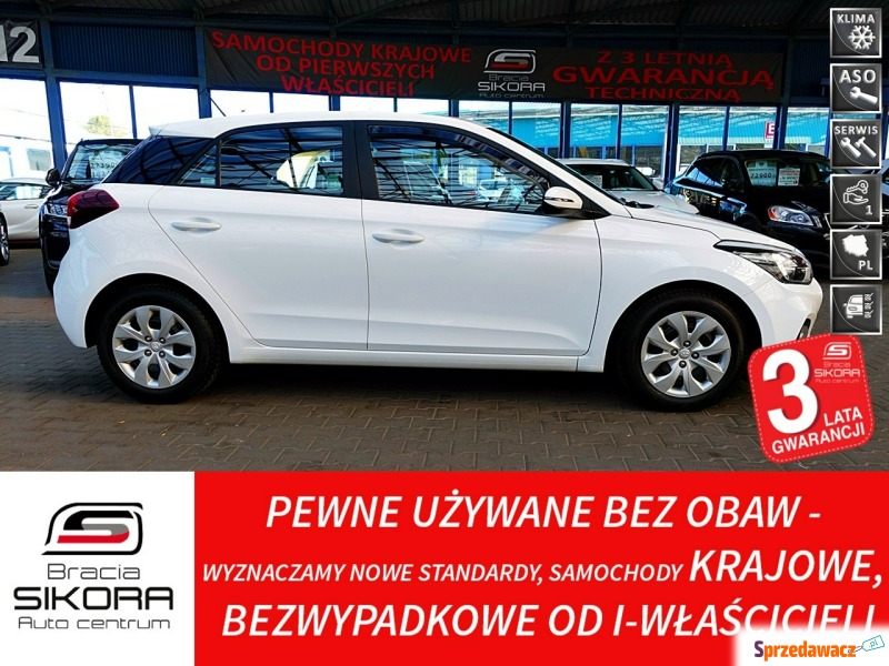 Hyundai i20  Hatchback 2019,  1.3 benzyna - Na sprzedaż za 48 900 zł - Mysłowice