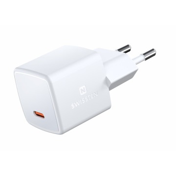 Swissten GaN USB-C 33W biała