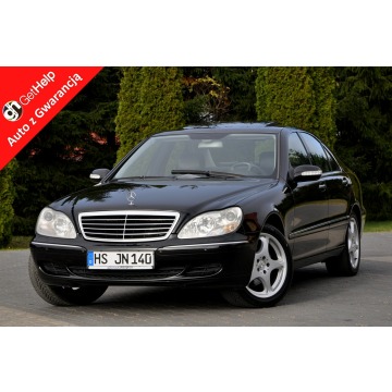 Mercedes S 350 - Unikat 2-właściciel Masaże Skóry Navi Xenon Bose 2xParktr. Szyberdach