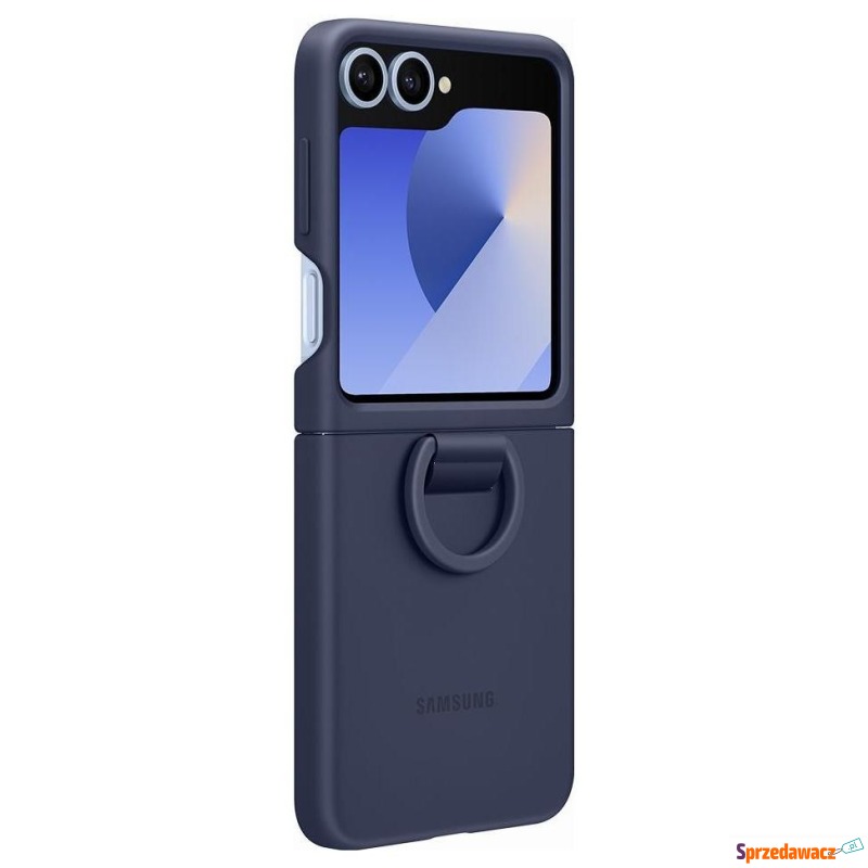 Samsung Silicone Case with Ring Z Flip 6 granatowy - Etui na telefon - Koszalin