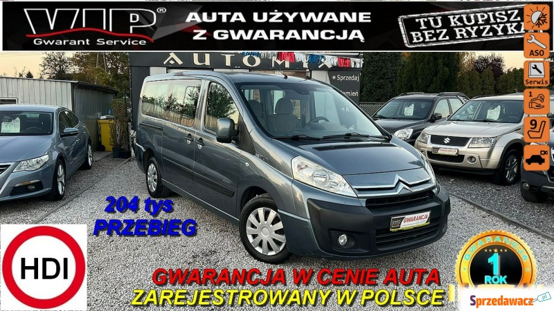 Citroen Jumpy  Minivan/Van 2009,  2.0 diesel - Na sprzedaż za 31 900 zł - Świdnica