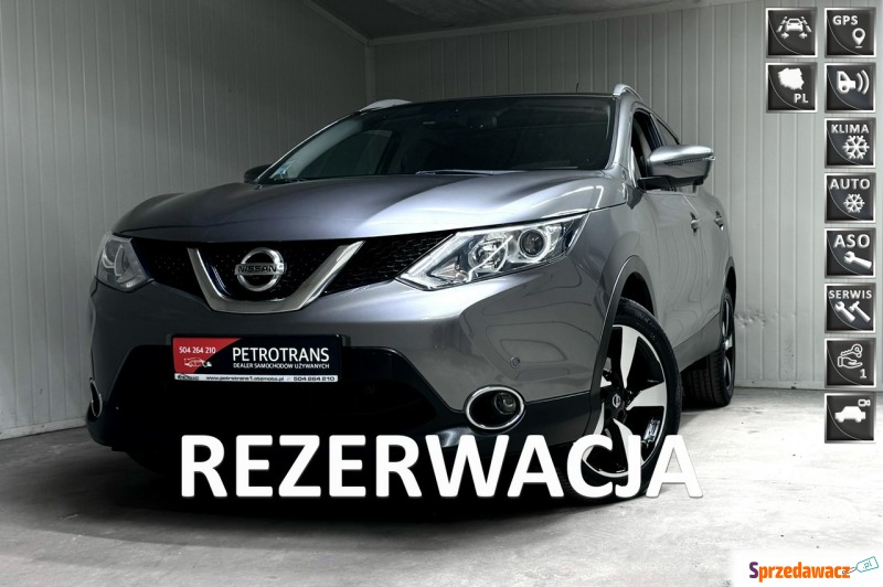 Nissan Qashqai  SUV 2015,  1.7 benzyna - Na sprzedaż za 43 900 zł - Mrągowo