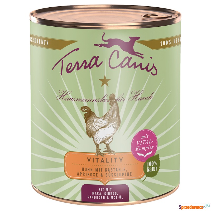 Terra Canis Vitality Menu, 6 x 800 g - Kurczak... - Karmy dla psów - Płock