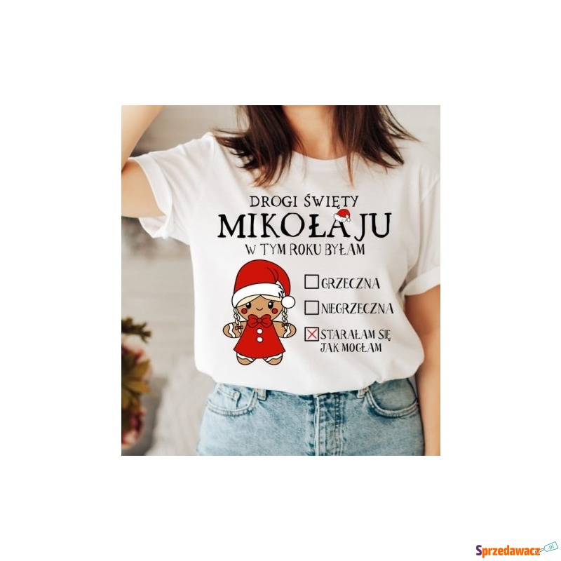 ŚMIESZNA KOSZULKA NA MIKOŁAJKI...