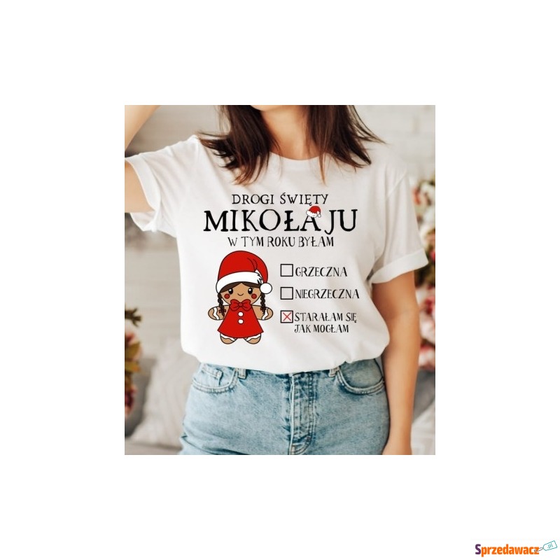 ŚMIESZNA KOSZULKA NA MIKOŁAJKI...