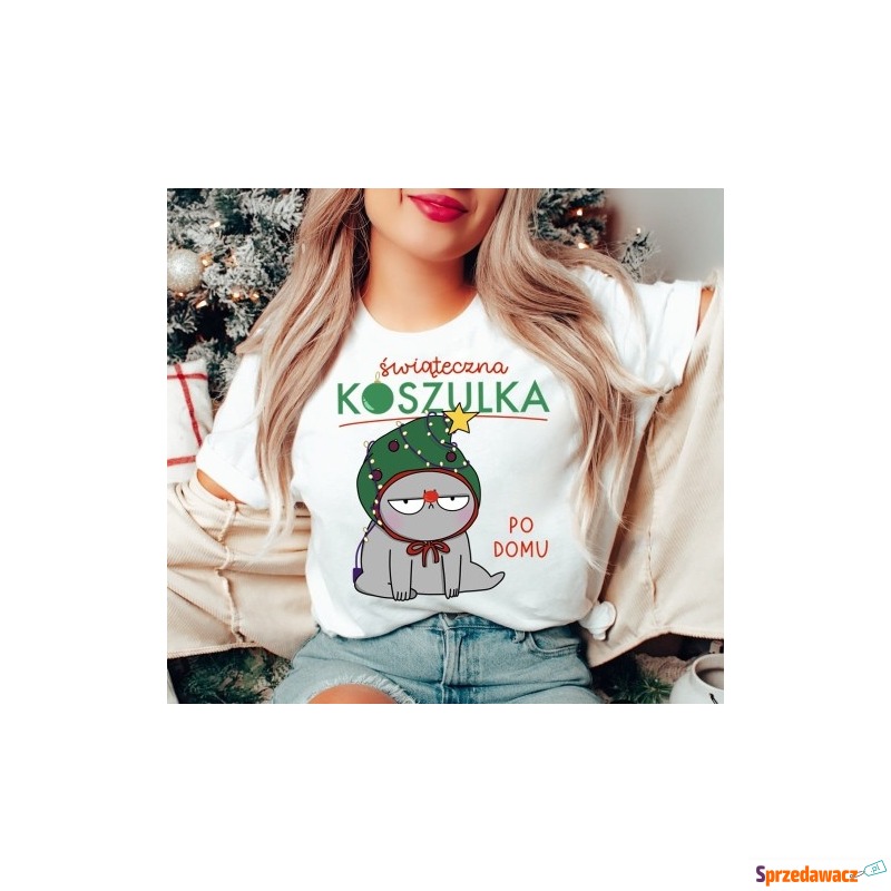 DAMSKA koszulka świąteczna KOS...