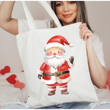 Torba ze świątecznym nadrukiem santa91