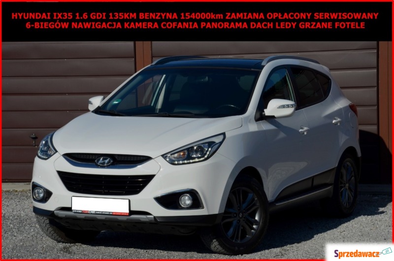 Hyundai ix35  SUV 2014,  1.6 benzyna - Na sprzedaż za 49 900 zł - Zamość