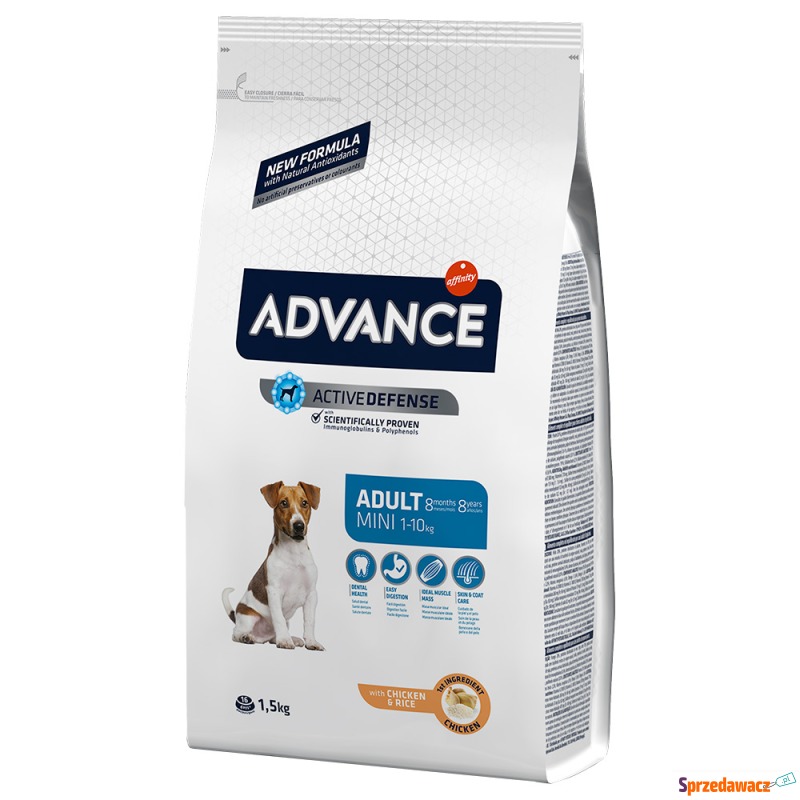 Advance Mini Adult - 3 x 1,5 kg - Karmy dla psów - Nysa