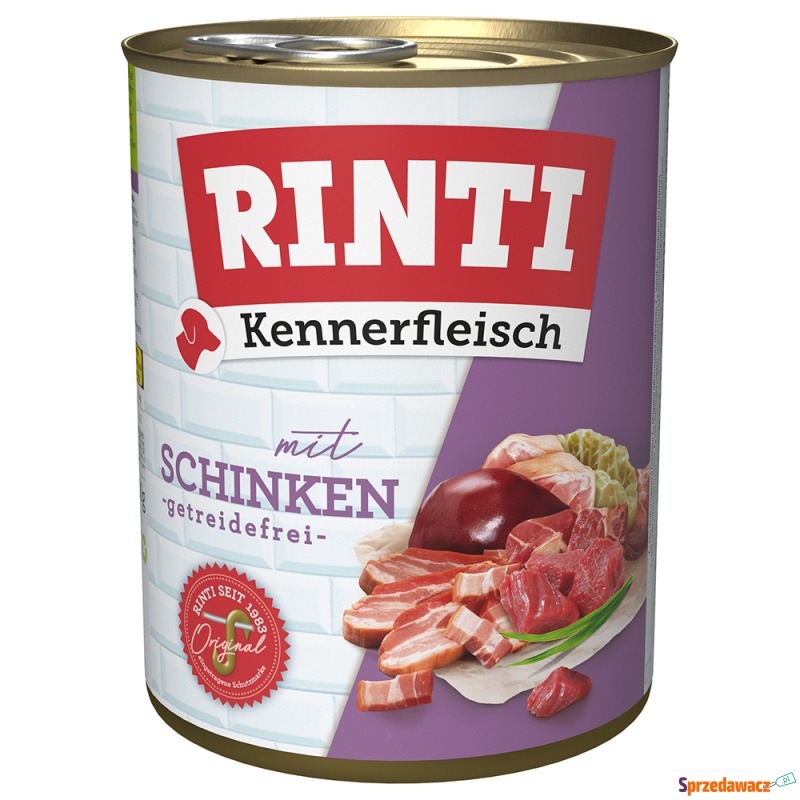 RINTI Kennerfleisch, 6 x 800 g - Szynka - Karmy dla psów - Gniezno