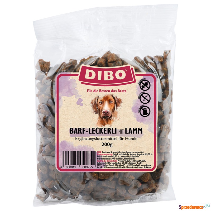 DIBO BARF, przysmaki z jagnięciną - 6 x 200 g - Przysmaki dla psów - Wrocław