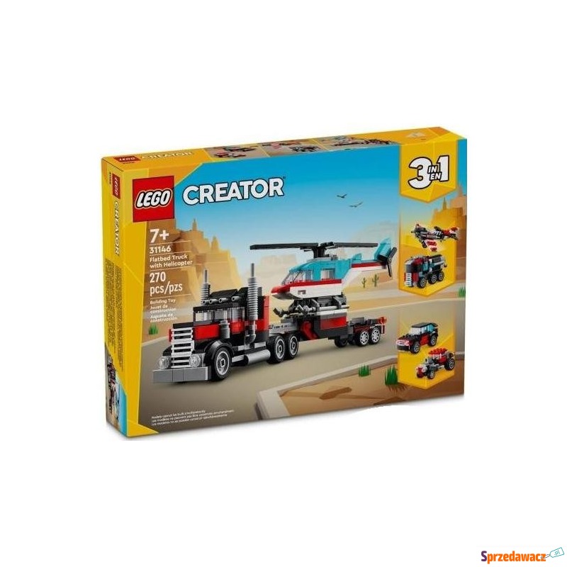 Klocki konstrukcyjne LEGO Creator 31146 Cięża... - Klocki - Bielsko-Biała