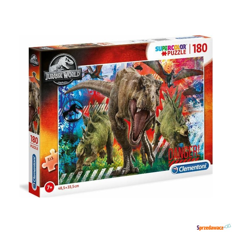 Puzzle Clementoni Jurassic World 180 el. 29106 - Puzzle - Łódź