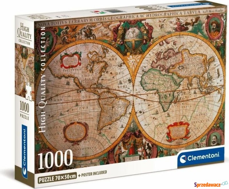 Puzzle Clementoni Mapa Świata Antycznego 1000... - Puzzle - Legnica