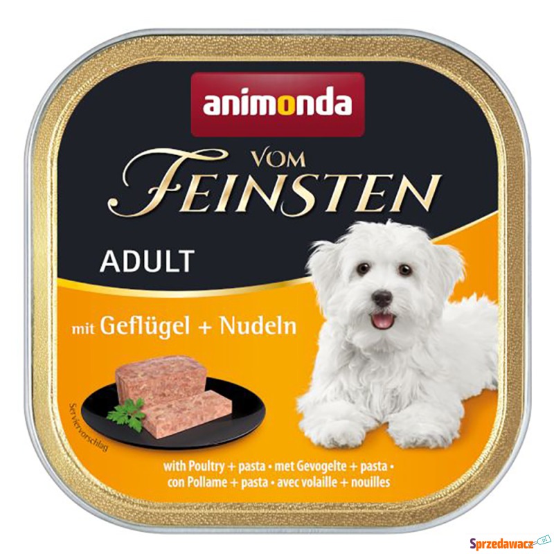 animonda vom Feinsten Adult 22 x 150 g - Z drobiem... - Karmy dla psów - Ostrołęka