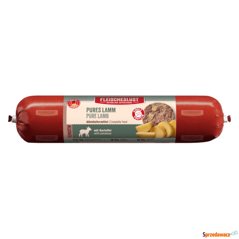 Fleischeslust Sensitive, 8 x 400 g - Jagnięcina... - Karmy dla psów - Oława