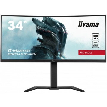 IIYAMA Monitor 34 cale GCB3481WQSU-B1 VA, UWQHD, 180HZ, 0.3ms, 500cd