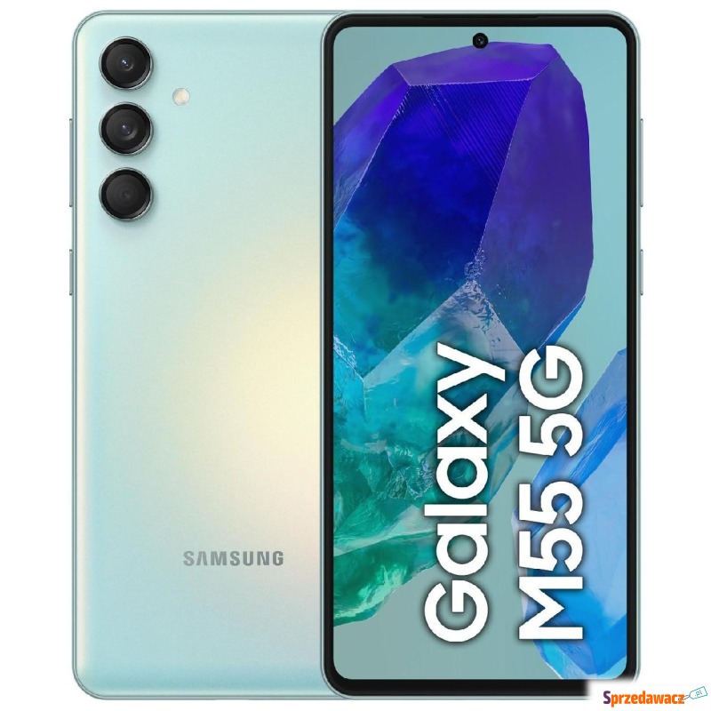 Samsung Galaxy M55 5G 128GB Dual SIM zielony (M556) - Telefony komórkowe - Białogard