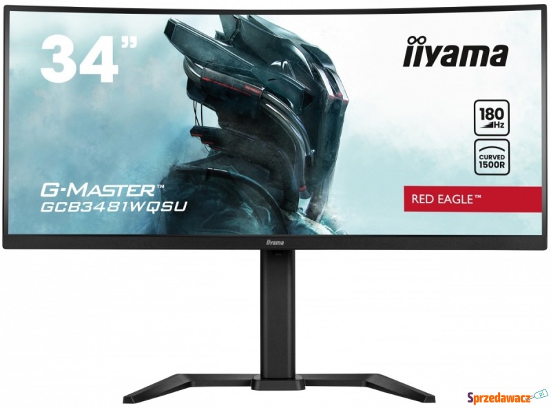 IIYAMA Monitor 34 cale GCB3481WQSU-B1 VA, UWQHD,... - Monitory LCD i LED - Poznań