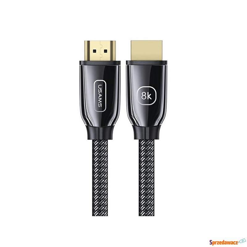 Kabel HDMI - HDMI USAMS U67 2 m Czarny - Kable video - Dąbrowa Górnicza