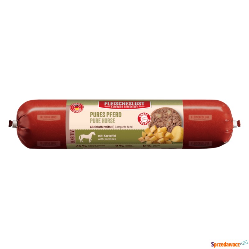 Fleischeslust Sensitive, 8 x 400 g - Konina z... - Karmy dla psów - Słupsk