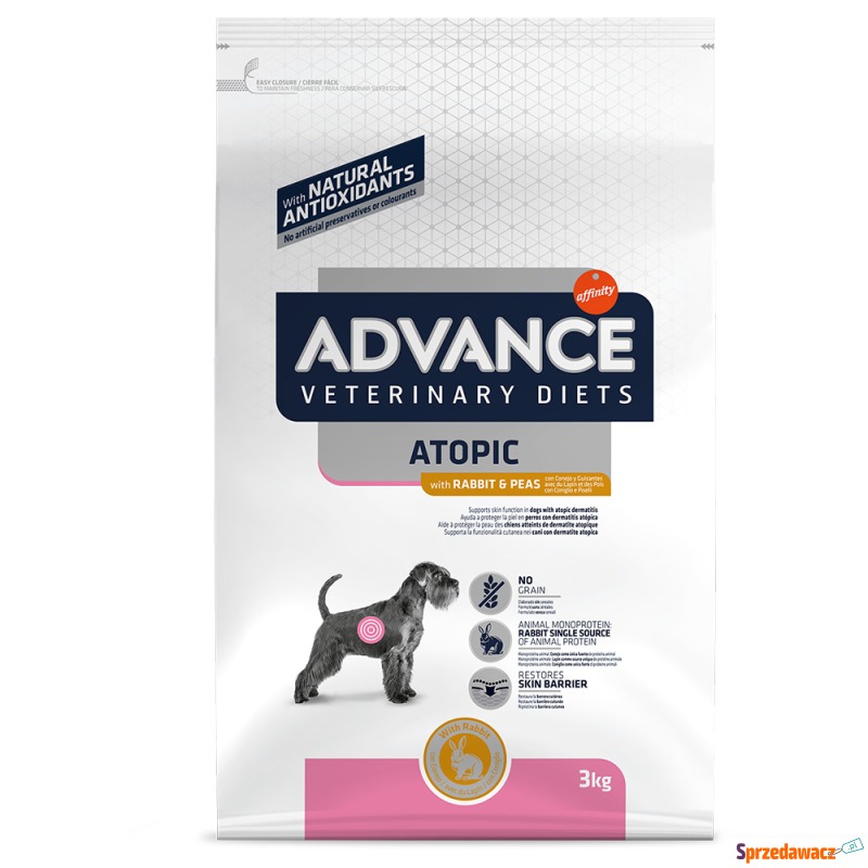 Advance Veterinary Diets Atopic, królik z gro... - Karmy dla psów - Rybnik