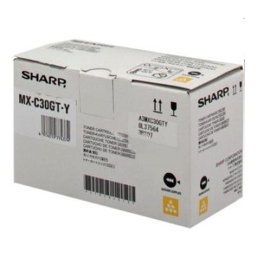 Toner Oryginalny Sharp MX-C30GTY (MX-C30GTY) (Żółty) - DARMOWA DOSTAWA w 24h