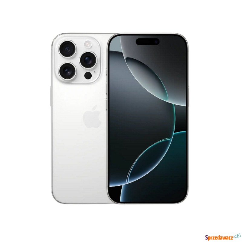 Smartfon Apple iPhone 16 Pro 128 GB tytan biały - Telefony komórkowe - Bydgoszcz