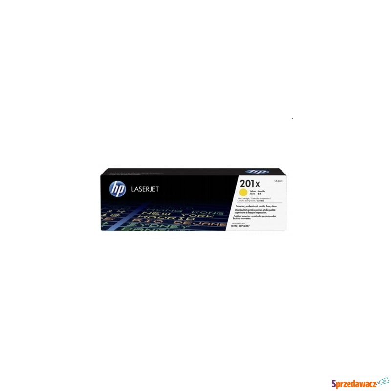 Toner Oryginalny HP 201X (CF402X) (Żółty) - D... - Tusze, tonery - Lublin